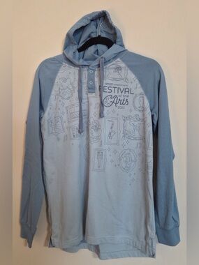 Women’s Size Small Snap Front Disney Passholder Hooded Sweatshirt